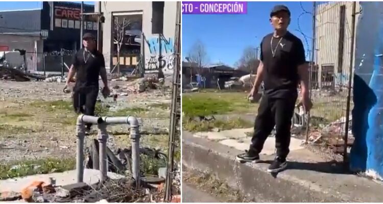 Sujeto amenaza a equipo de canal 9