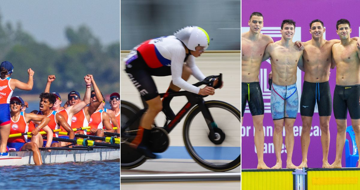 Las medallas ganadas por el Team Chile en Juegos Panamericanos Junior de Asunción 2025, hoy 13 de agosto