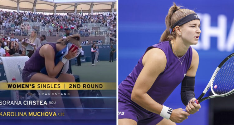 Karolina Muchova relató acoso de exnovio en duelo de US Open.