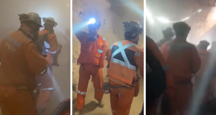 Revelan identidades de los cinco trabajadores desaparecidos tras derrumbe en mina El Teniente