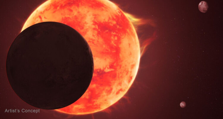 Impresión artística del planeta TRAPPIST-1 d