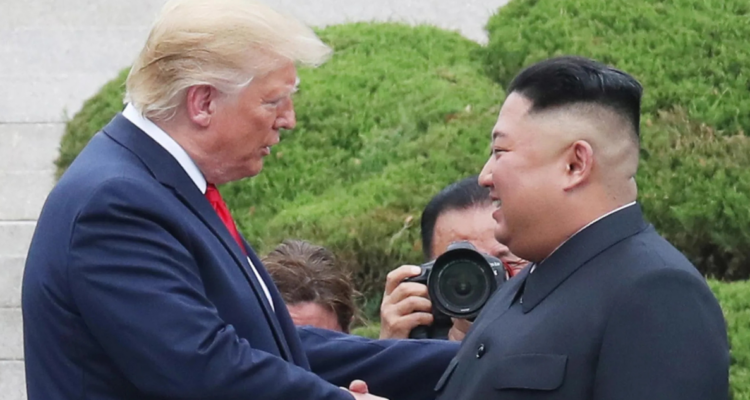Donald Trump y Kim Jong-un en 2019