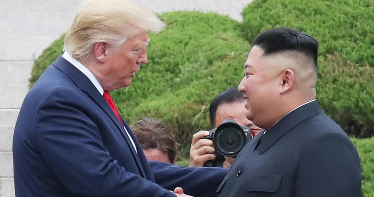 Donald Trump y Kim Jong-un en 2019
