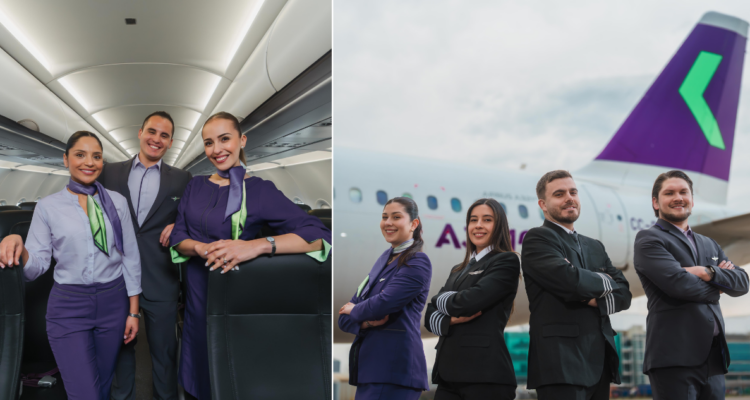 Adiós tacones, hola zapatillas: Así son los nuevos uniformes que vestirá la tripulación de SKY Airline