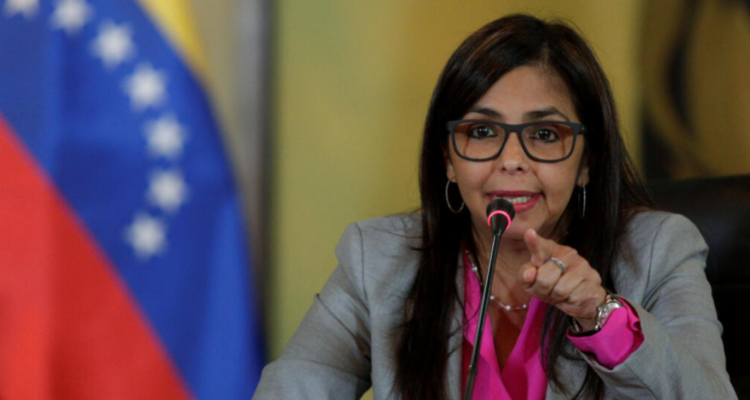 Vicepresidenta de Venezuela exige a EEUU alejarse de su país