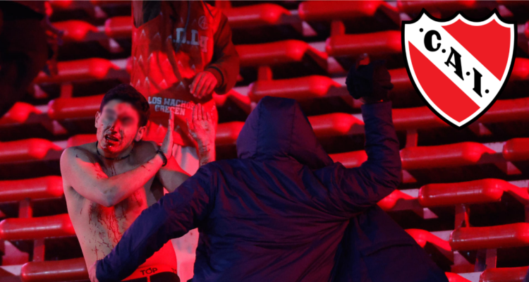 Desmanes en estadio de Independiente con hinchas chilenos linchados.