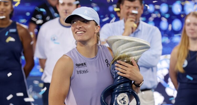 Iga Swiatek se quedó con el título en Cincinnati.