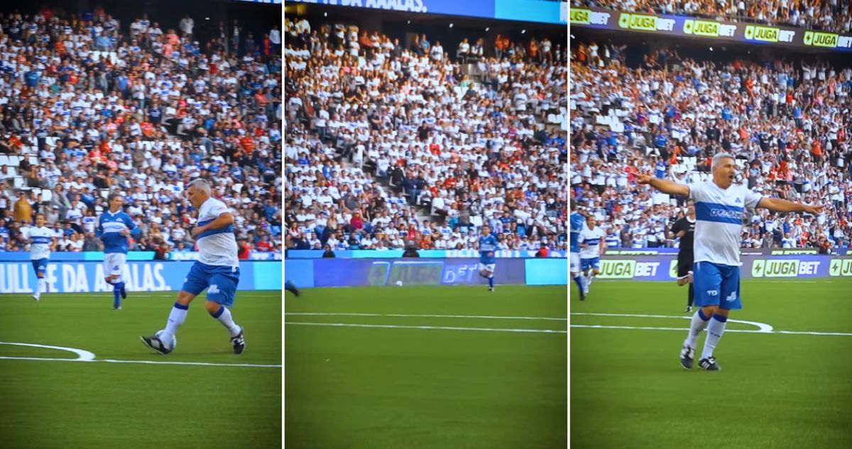 El golazo del Beto Acosta en Adiós Capitanes, partido homenaje a Cristián Álvarez, José Pedro Fuenzalida y Milovan Mirosevic