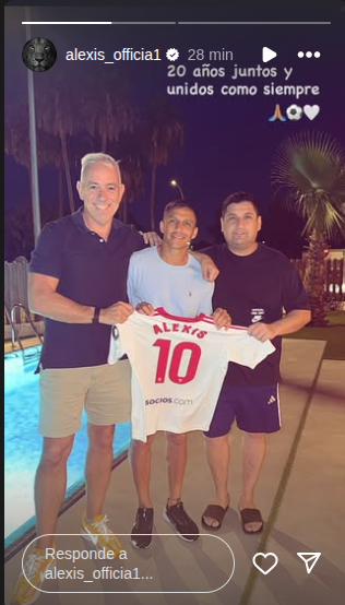 Alexis junto a Fernando Felicevich
