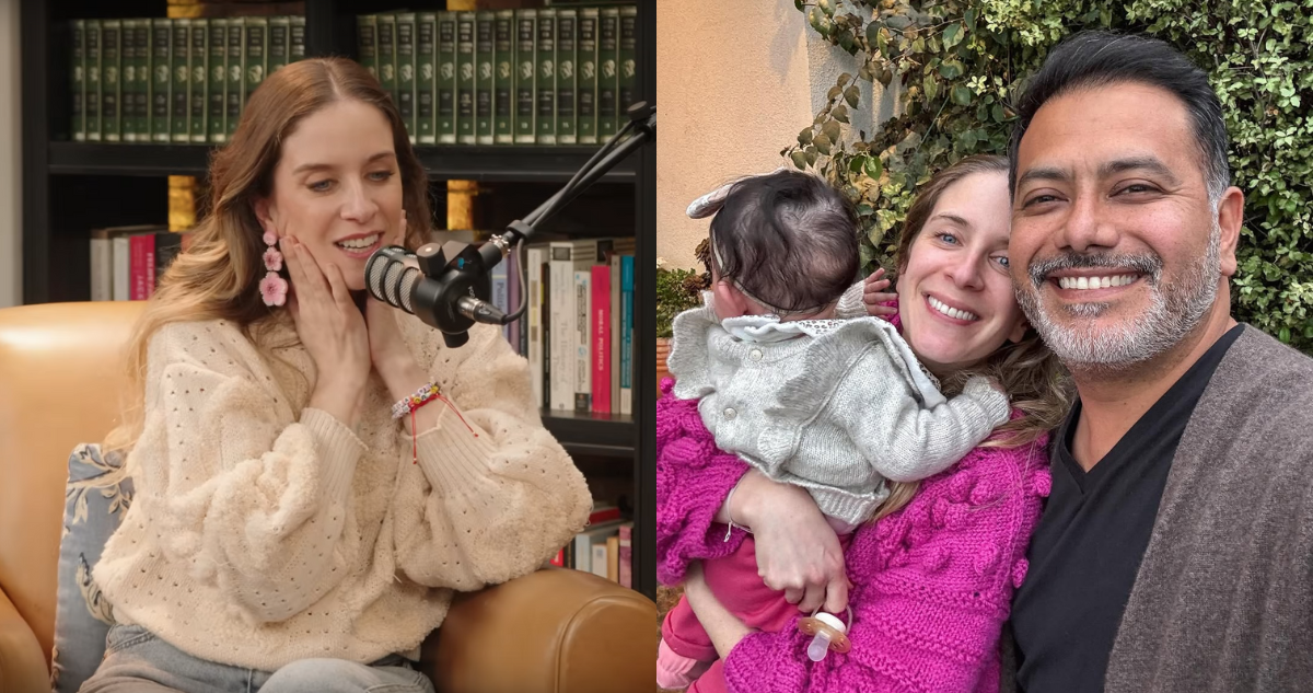 Alison Mandel en podcast “Mamá por siempre” y junto a su hija adoptiva, Mila