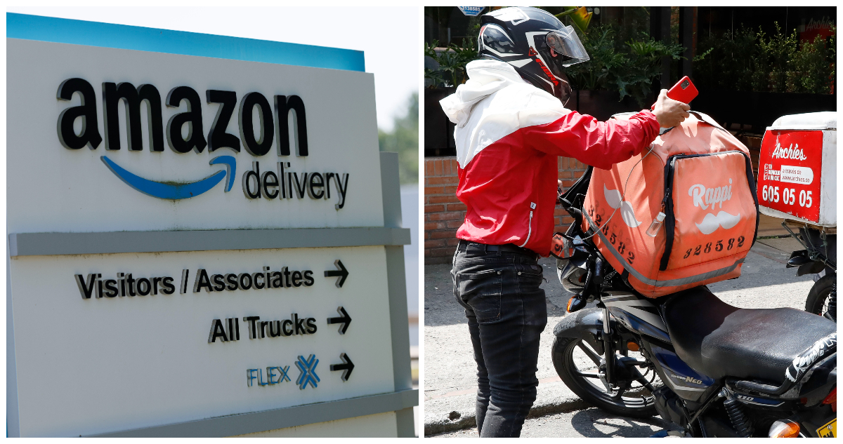 Amazon desembolsa US$25 millones y compra una porcentaje de Rappi