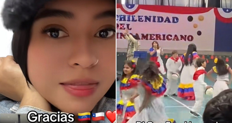 “Es una niña”: Apoderada venezolana responde a quienes critican baile típico de su hija en acto del 18