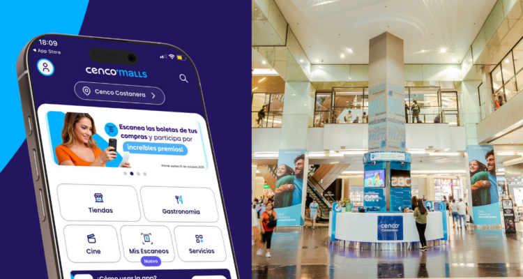 Cenco Malls renueva su aplicación móvil con nuevas funciones y beneficios para sus clientes