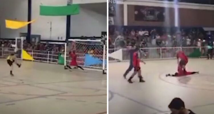 Arquero de futsal murió en pleno torneo en Brasil.