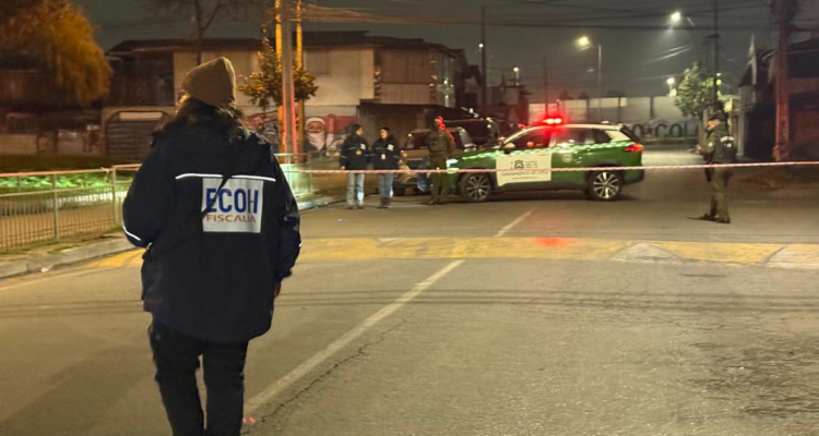 Nuevo homicidio en la región Metropolitana: hombre es asesinado a tiros en La Pintana