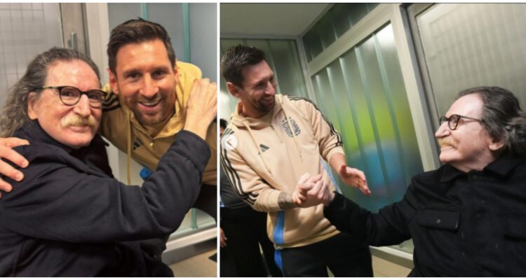 Así fue el histórico encuentro entre Charly García y Lionel Messi: “Que Dios te bendiga”