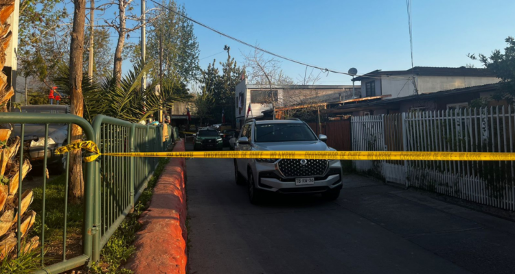 El lugar donde fue atacado el carabinero durante una fiscalización en Las Condes.