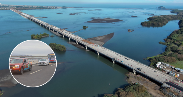 Autoridades del Bío Bío destacan apertura de Puente Industrial: viajes se reducen hasta en 50 minutos