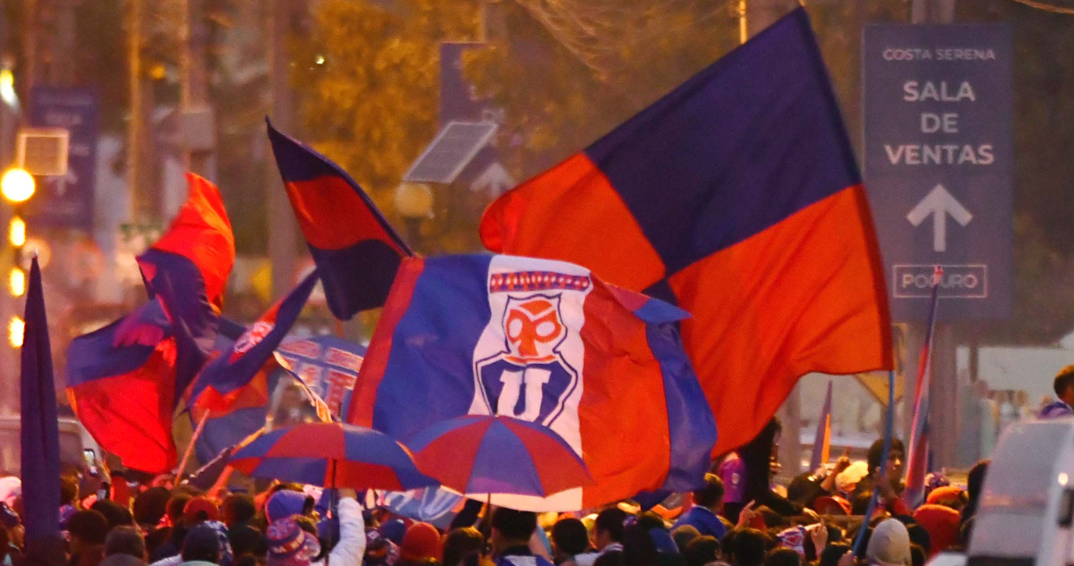 Banderazo de La U en La Serena