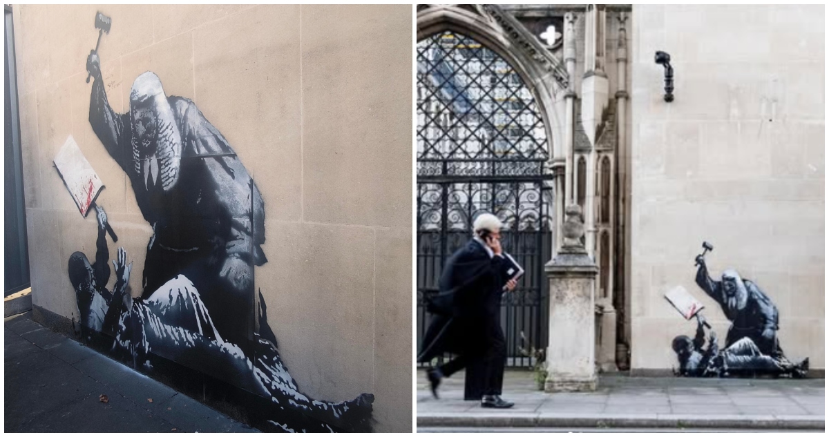 Banksy reaparece con mural en Londres y en horas es denunciado por "daño criminal"
