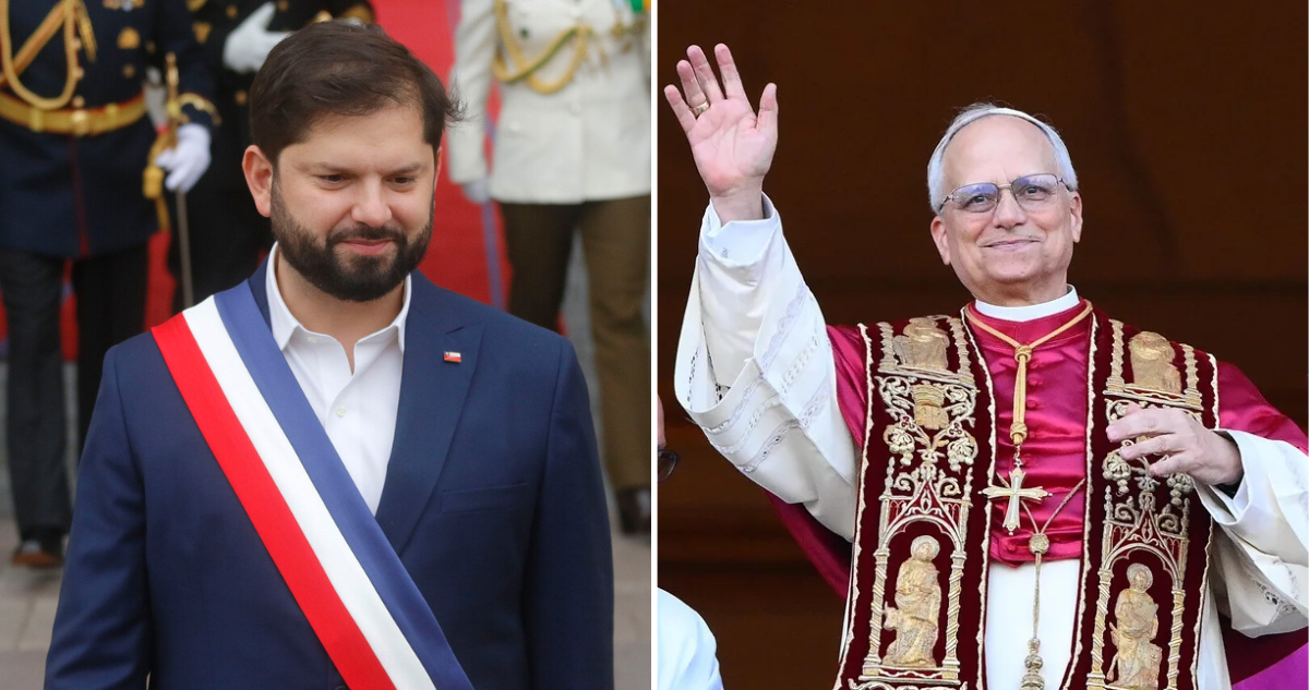 Boric papa León XIV