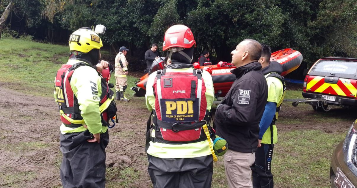 Búsqueda de joven desaparecido en río Bueno