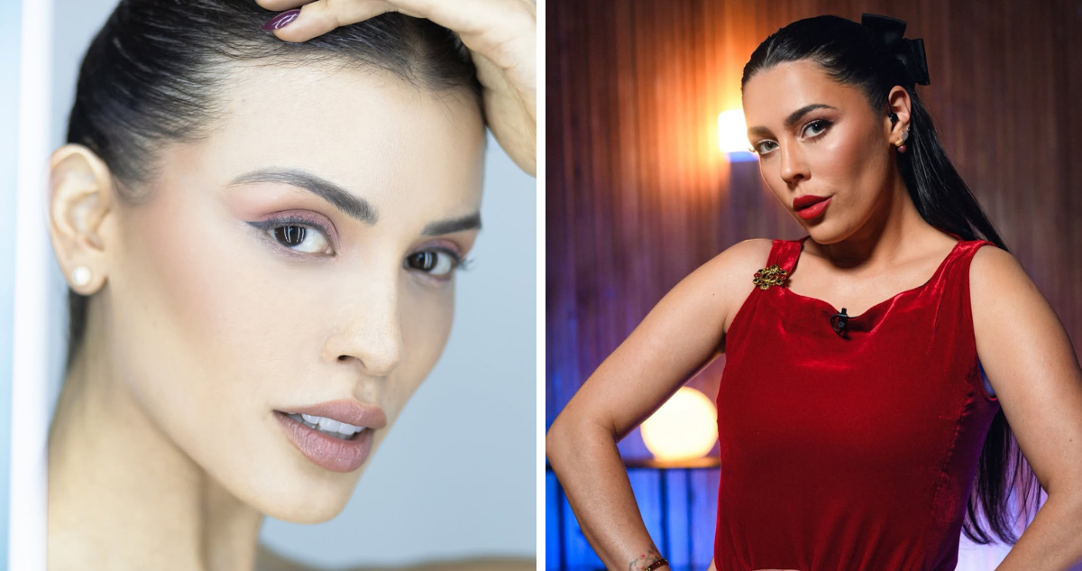 Cony Capelli y Daniela Aránguiz en referencia a denuncias en el CNTV