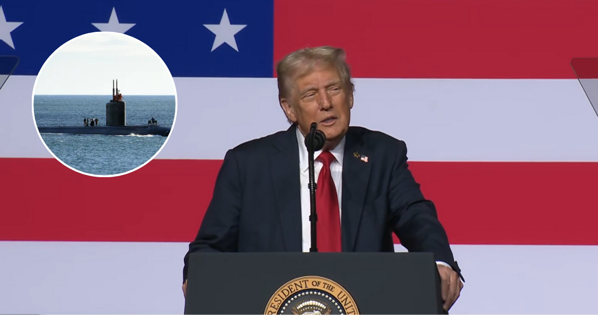 Trump confirma que envió dos submarinos nucleares frente a Rusia debido a amenazas