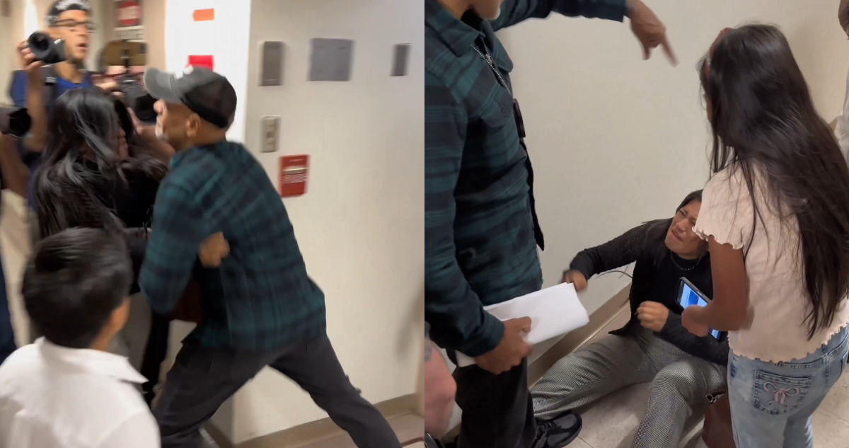 Mujer fue embestida y arrojada por agente del ICE afuera de tribunal de migración en Nueva York