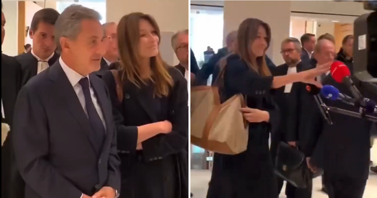 Gesto de Carla Bruni