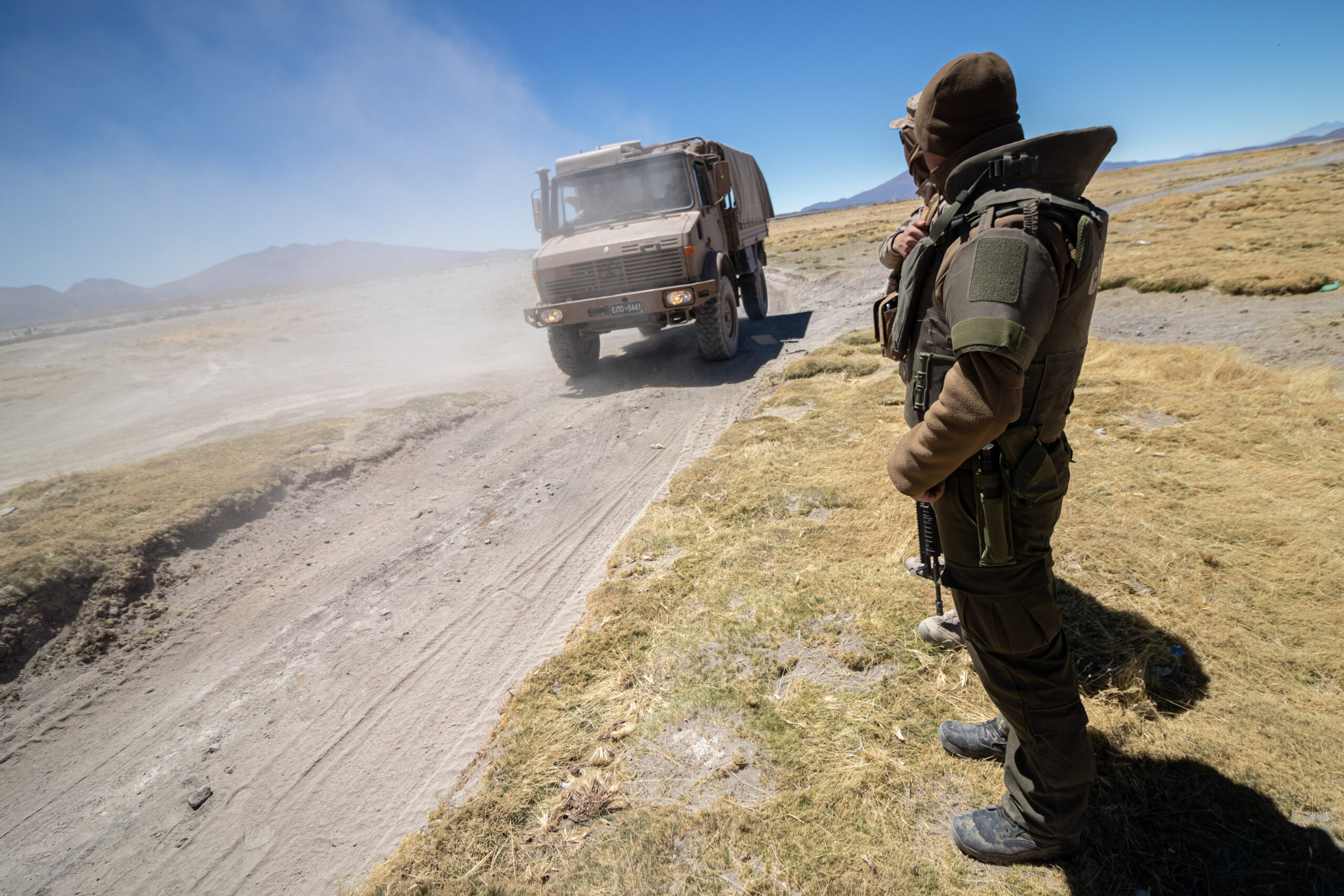 Imagen de contexto | Militares chilenos vigilan la frontera con Bolivia