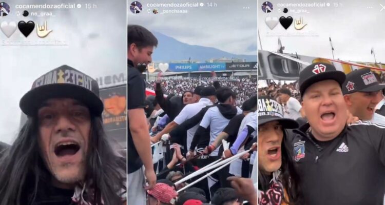 Gabriel Coca Mendoza, exColo Colo, vivió el Superclásico en la Garra Blanca