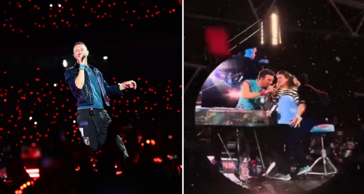 Líder de Coldplay con fans de Israel