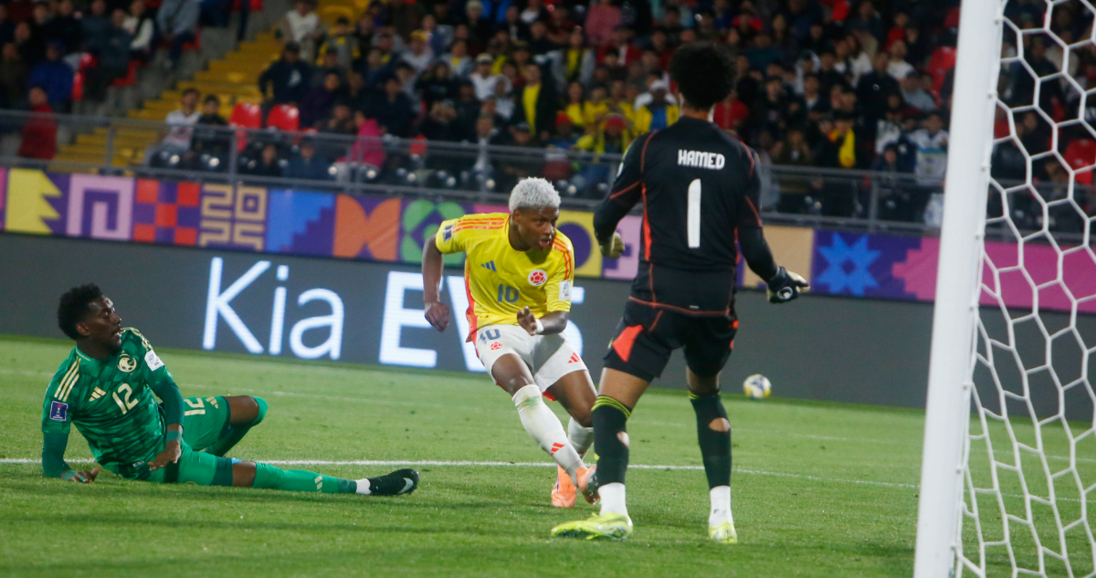 Colombia Arabia en Mundial Sub 20