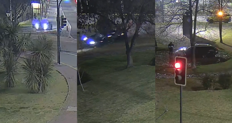 VIDEO | Conductor ebrio queda libre tras protagonizar accidente con auto de alta gama en Vitacura