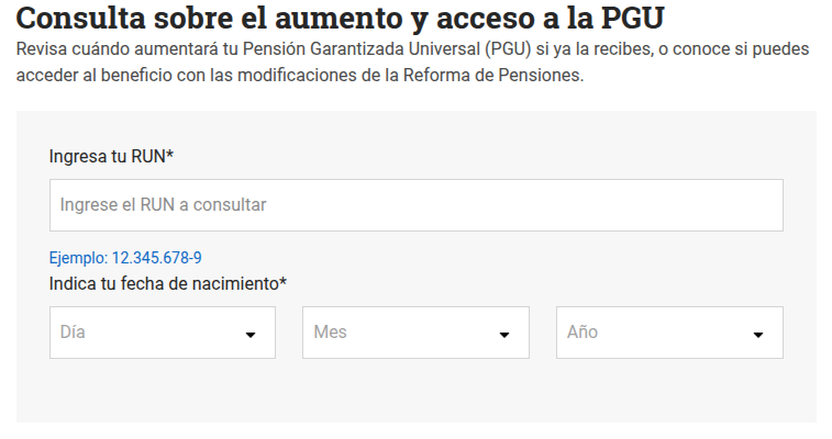 Consulta PGU