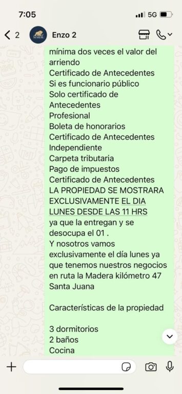 Estafan a personas con supuesto arriendo de vivienda en Concepción