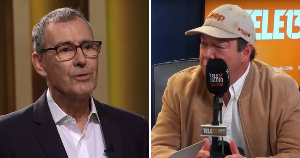 Cristián Campos a la izquierda y Jorge Tocornal a la derecha