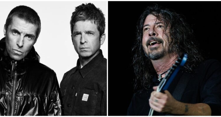 Descubren a Dave Grohl cotizando poleras piratas afuera de un concierto de Oasis: “A todos les gustan”