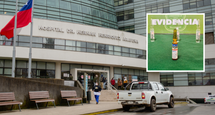 Detienen a auxiliar del Hospital de Temuco por traficar fentanilo y otras drogas
