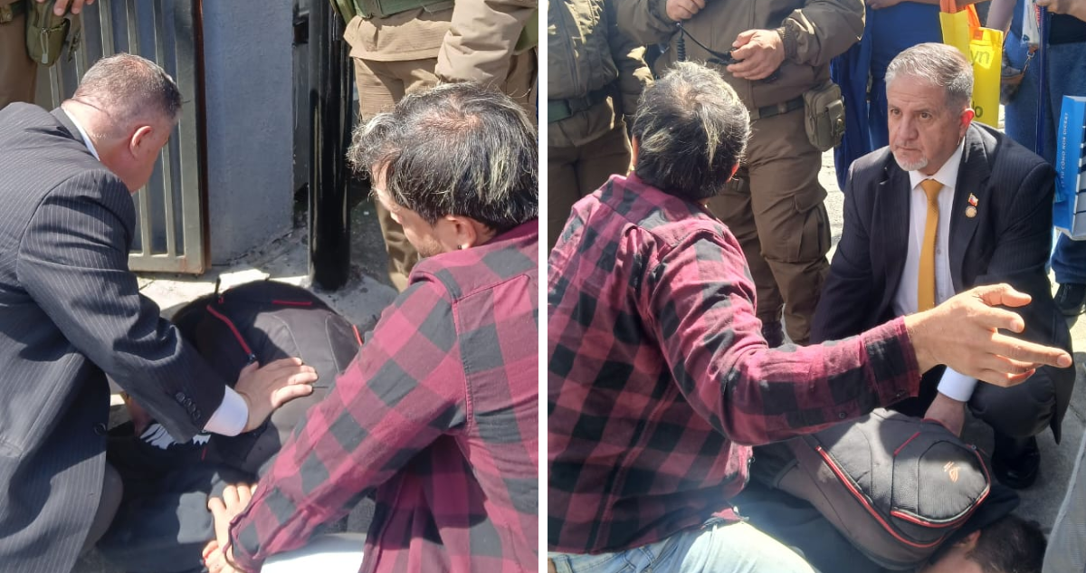 Diputado participa de detención ciudadana en centro de Concepción: parlamentario es karateka
