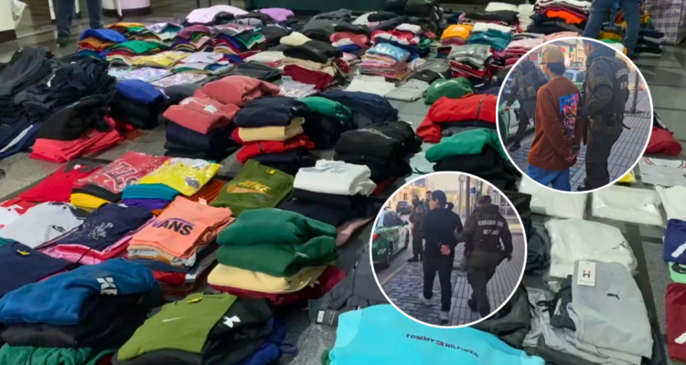 Desmantelan fabrica clandestina de ropa falsa Puma, Nike y Under Armour vendida en Barrio Meiggs