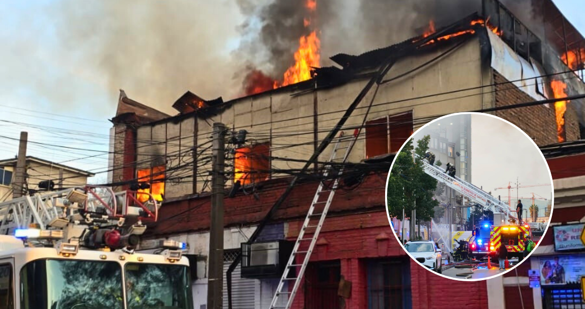 Incendio en cité deja dos personas con quemaduras graves y 20 damnificados en Independencia