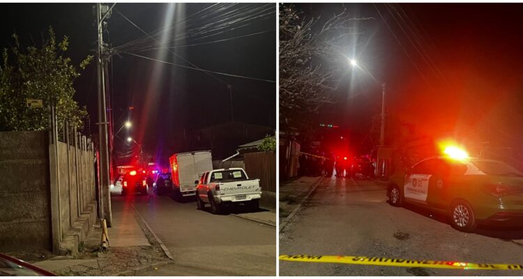 Doble homicidio con arma de fuego en Puente Alto: víctimas fallecieron afuera de su casa