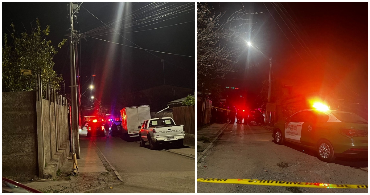 Doble homicidio con arma de fuego en Puente Alto: víctimas fallecieron afuera de su casa