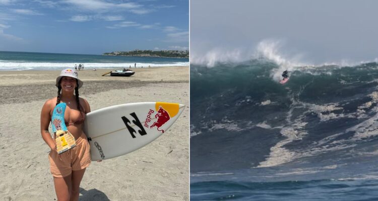 Surfista chilena Dominique Charrier hace historia ganando premio internacional