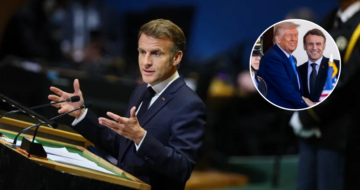 Macron destaca el compromiso de Trump para poner fin a la guerra en Gaza