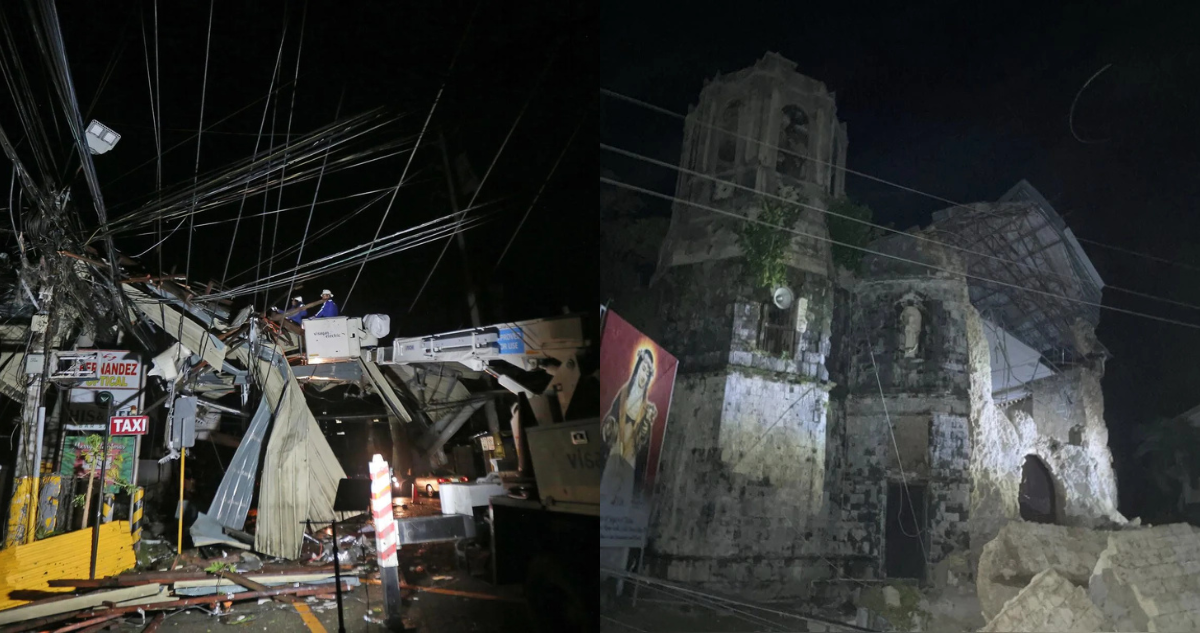 Reportan cerca de una veintena de muertos tras terremoto en Filipinas