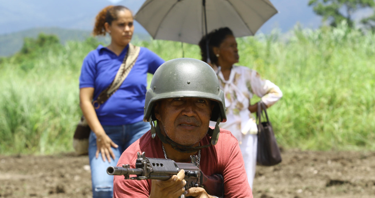 Población acude a ejercicios militares en Venezuela