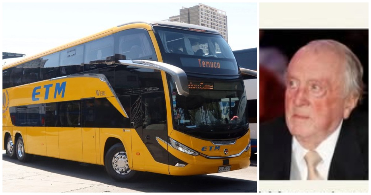 A los 90 años fallece el empresario Gerardo Bohle, fundador y gerente de Buses ETM